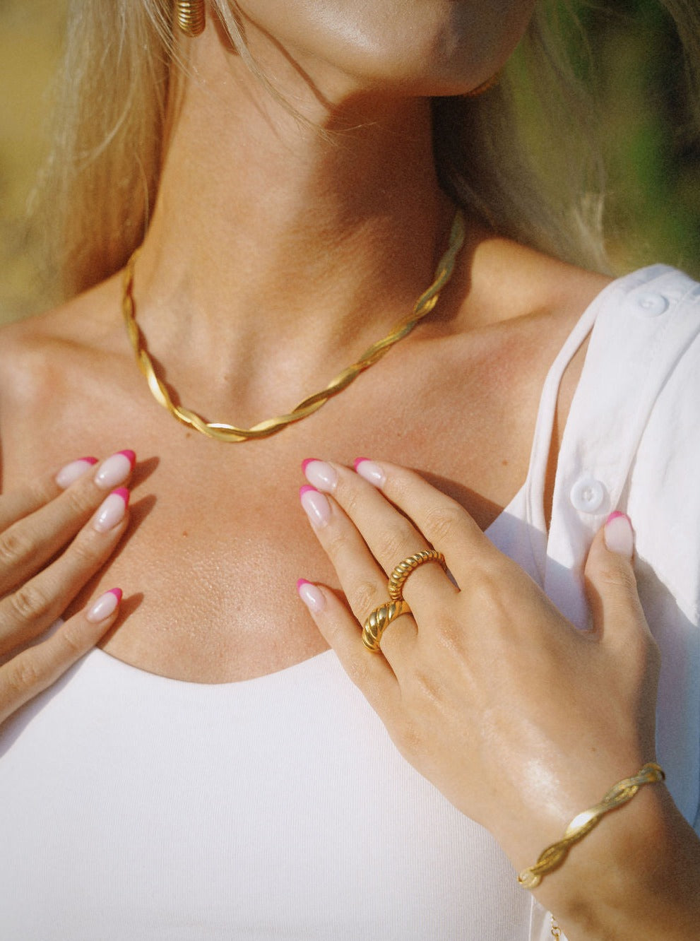 Alexis Necklace and Bracelet Set