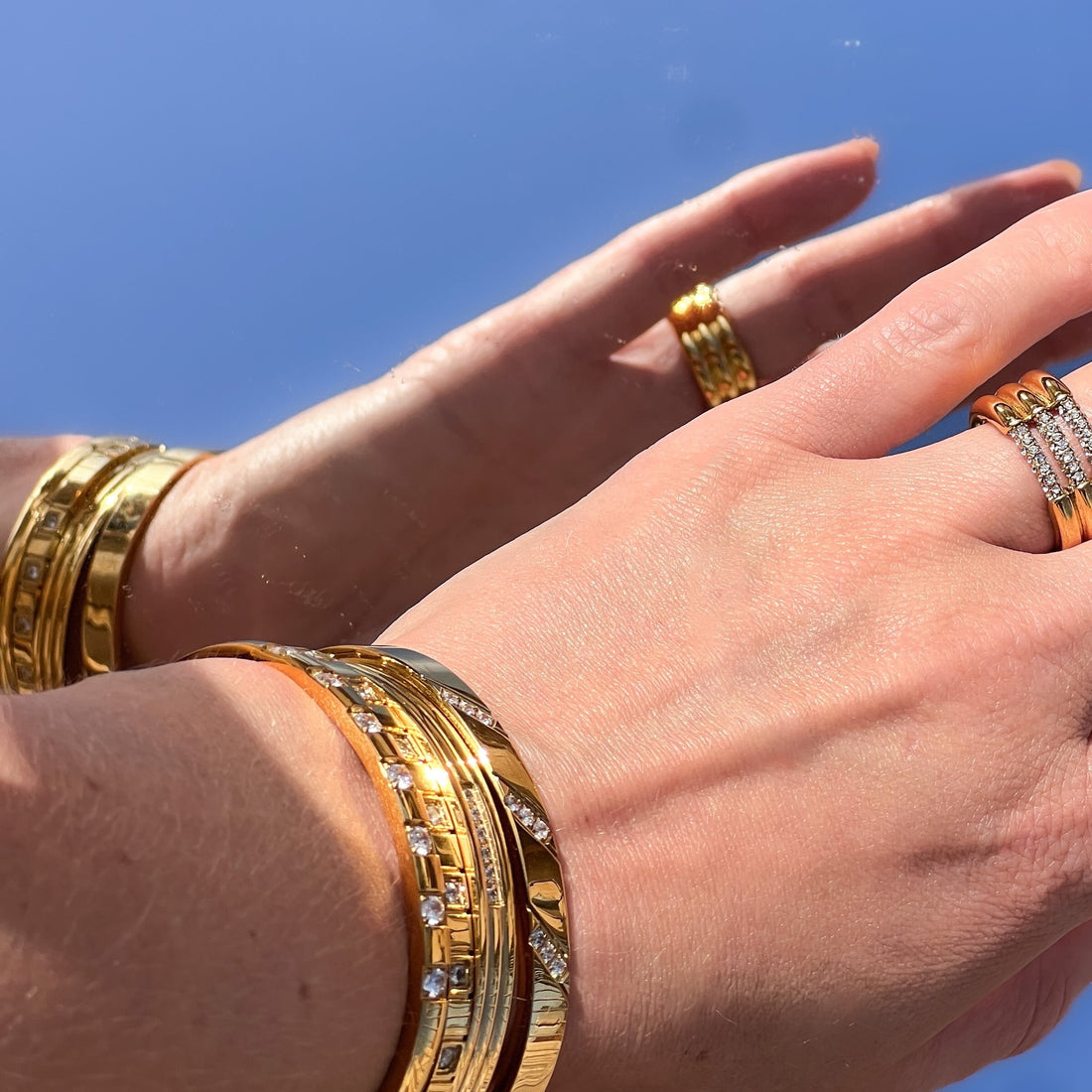 Cosmos Bangle Bracelet