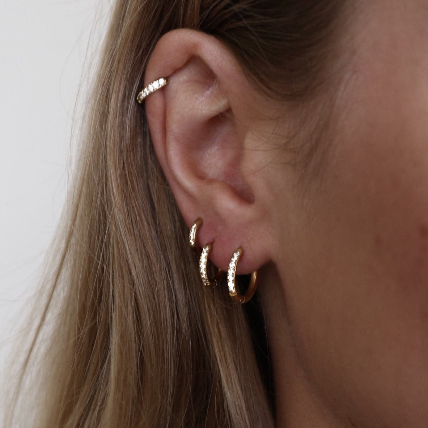 Sofia Stackable Huggie Earrings