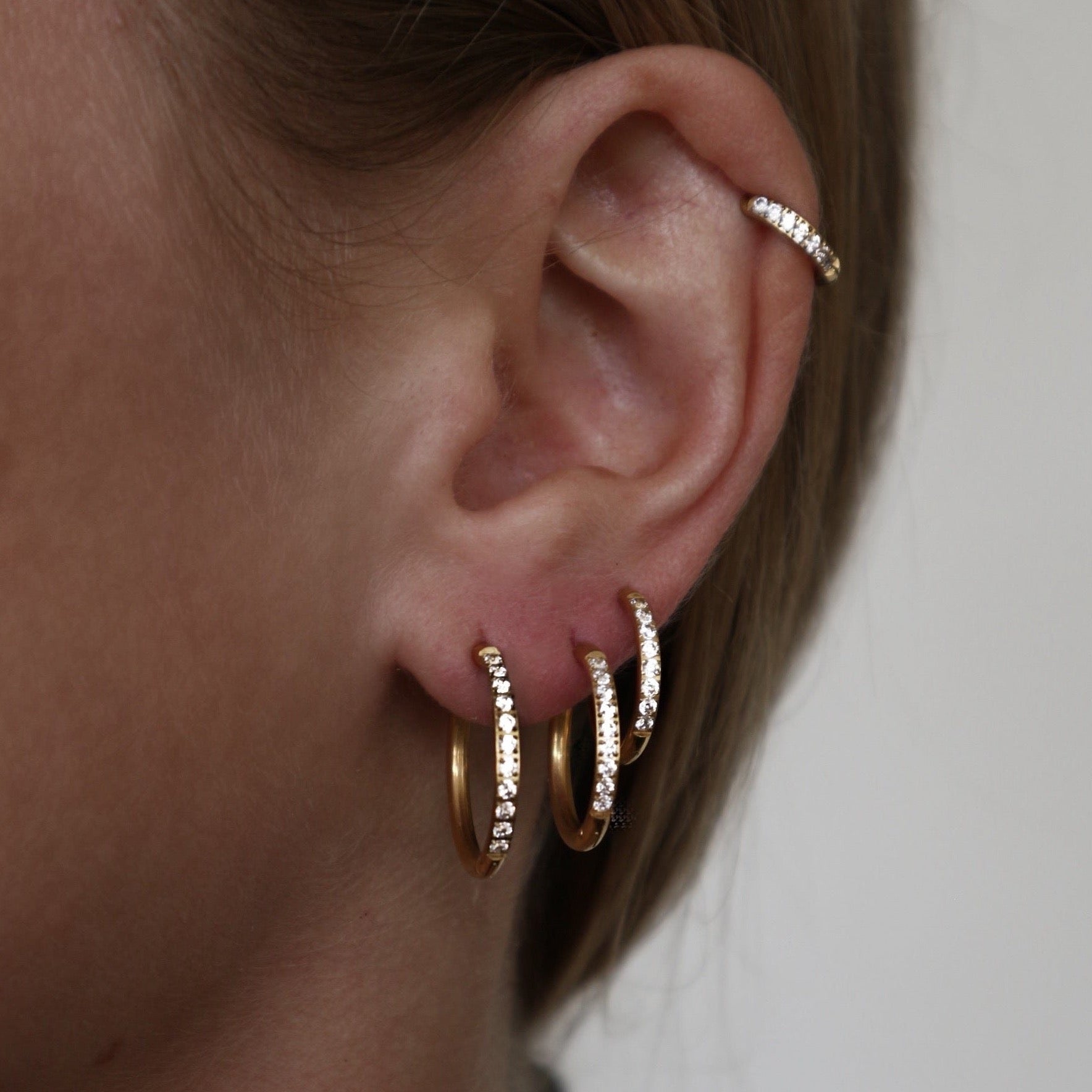 Sofia Stackable Huggie Earrings