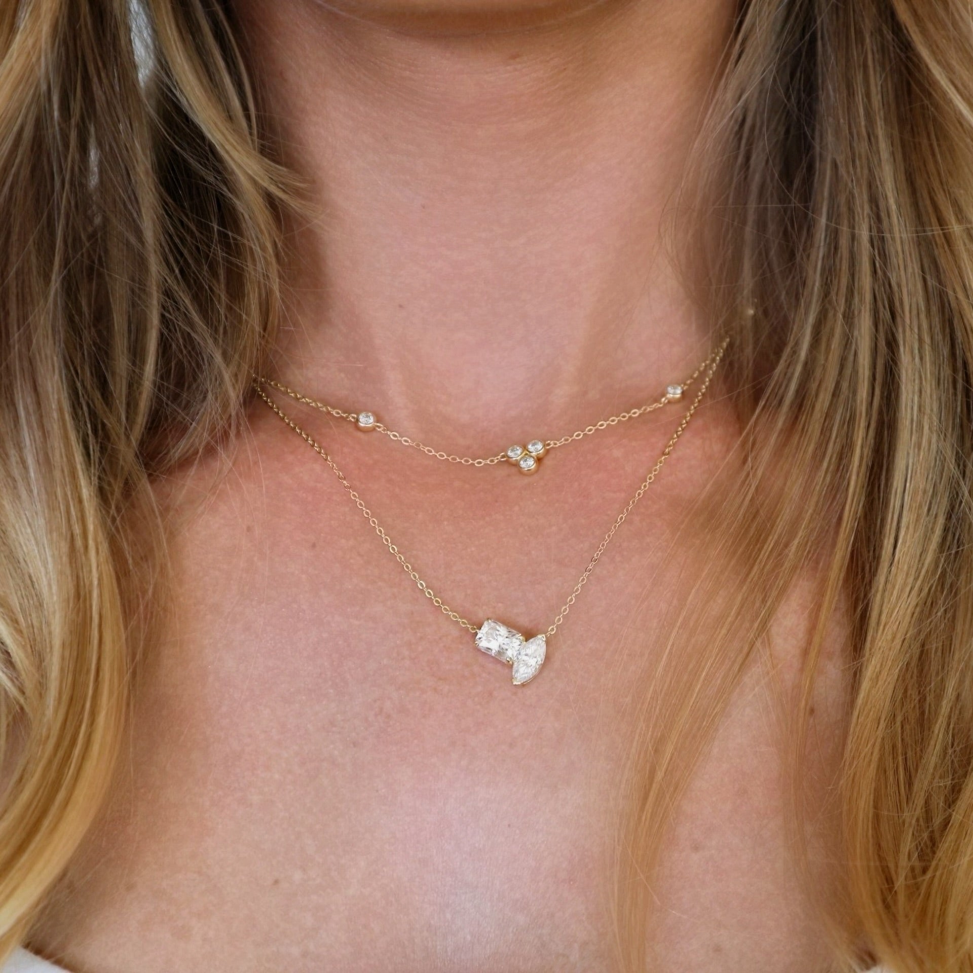 Toi et Moissanite Necklace