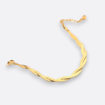 Alexis Twisted Herringbone Bracelet