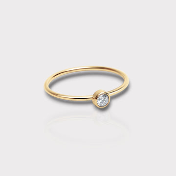 Anna Petite Bezel Ring