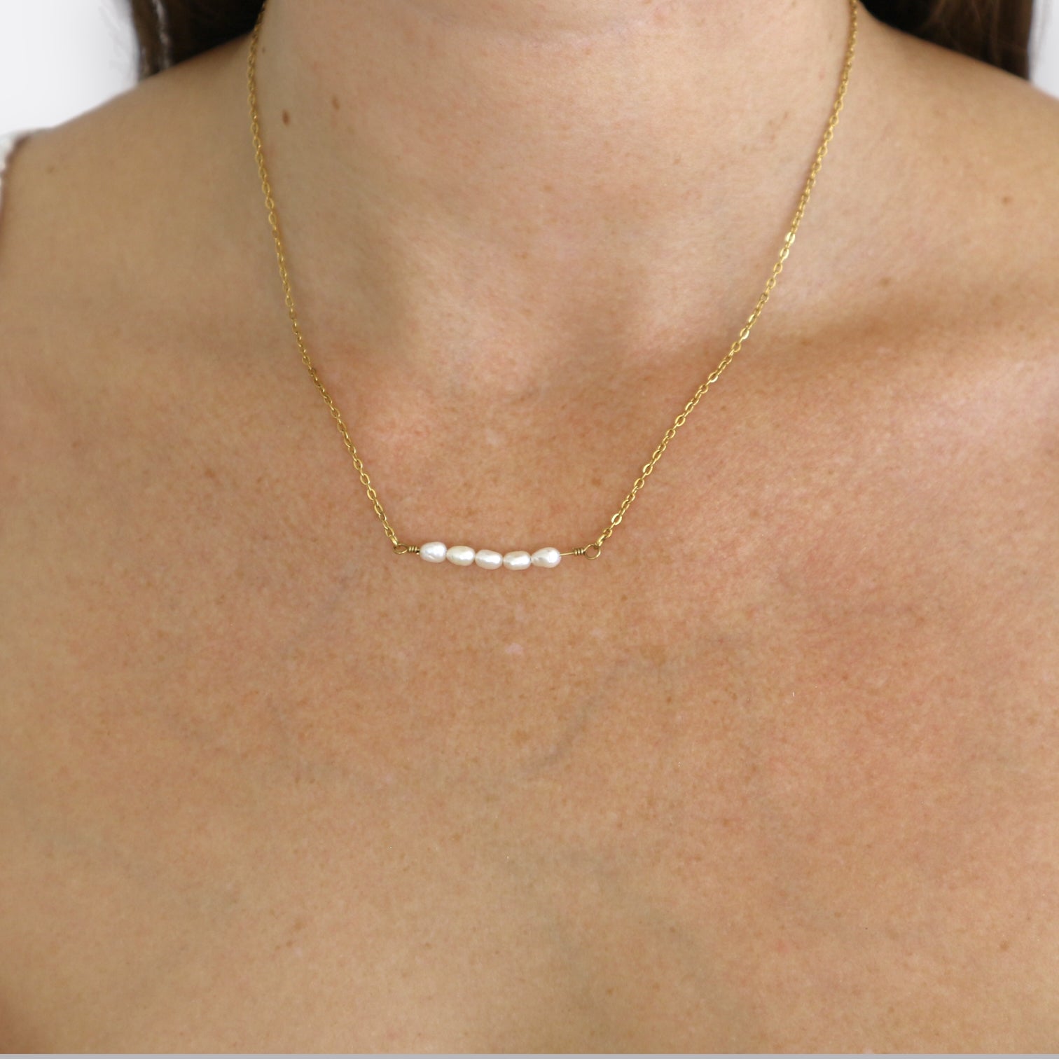 Lina Genuine Pearl Necklace