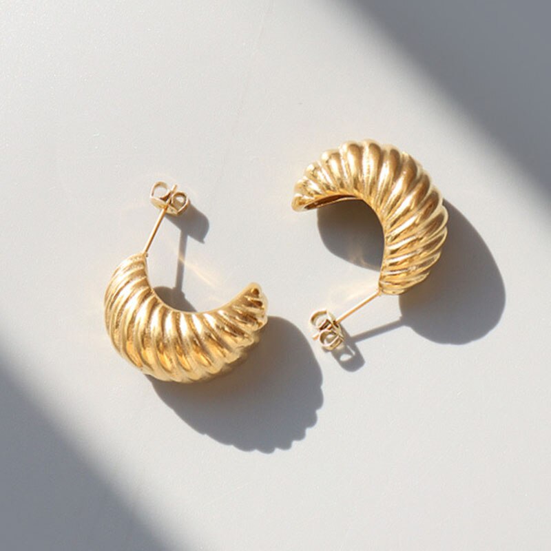 Emily Grande Croissant Earrings