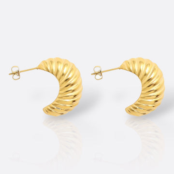 Emily Grande Croissant Earrings