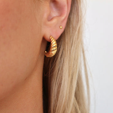 Emily Petite Croissant Earrings