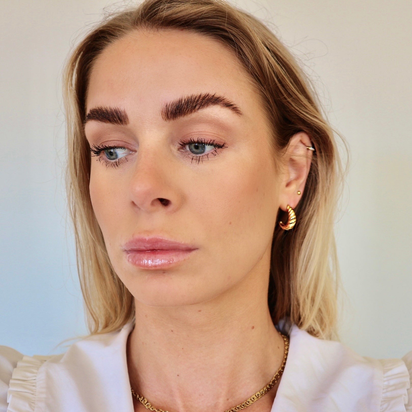 Emily Petite Croissant Earrings