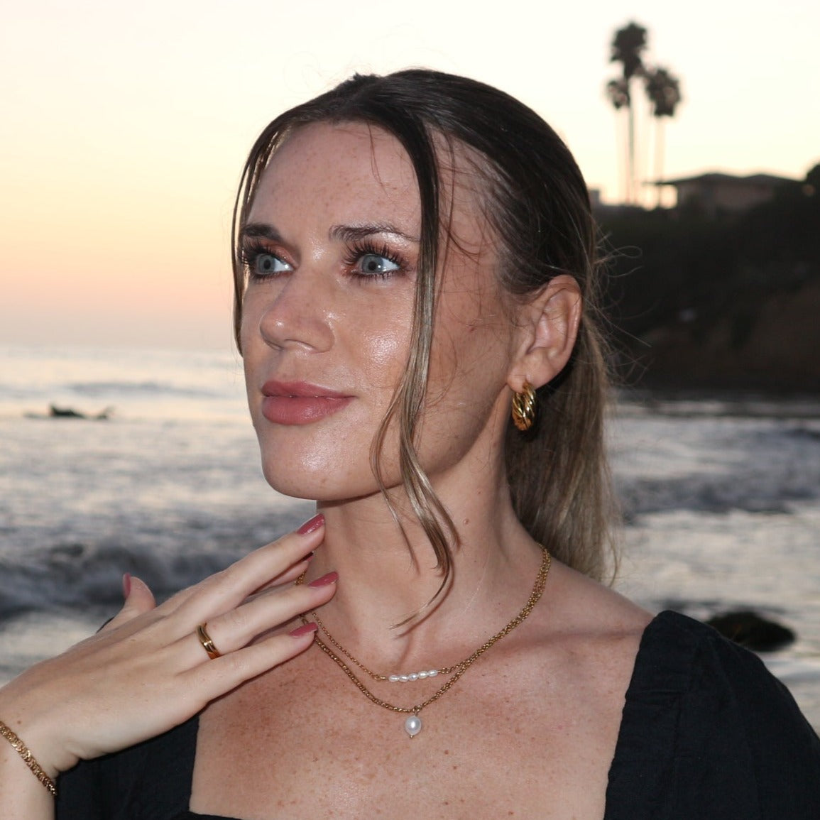Kerstin Swirl Hoops