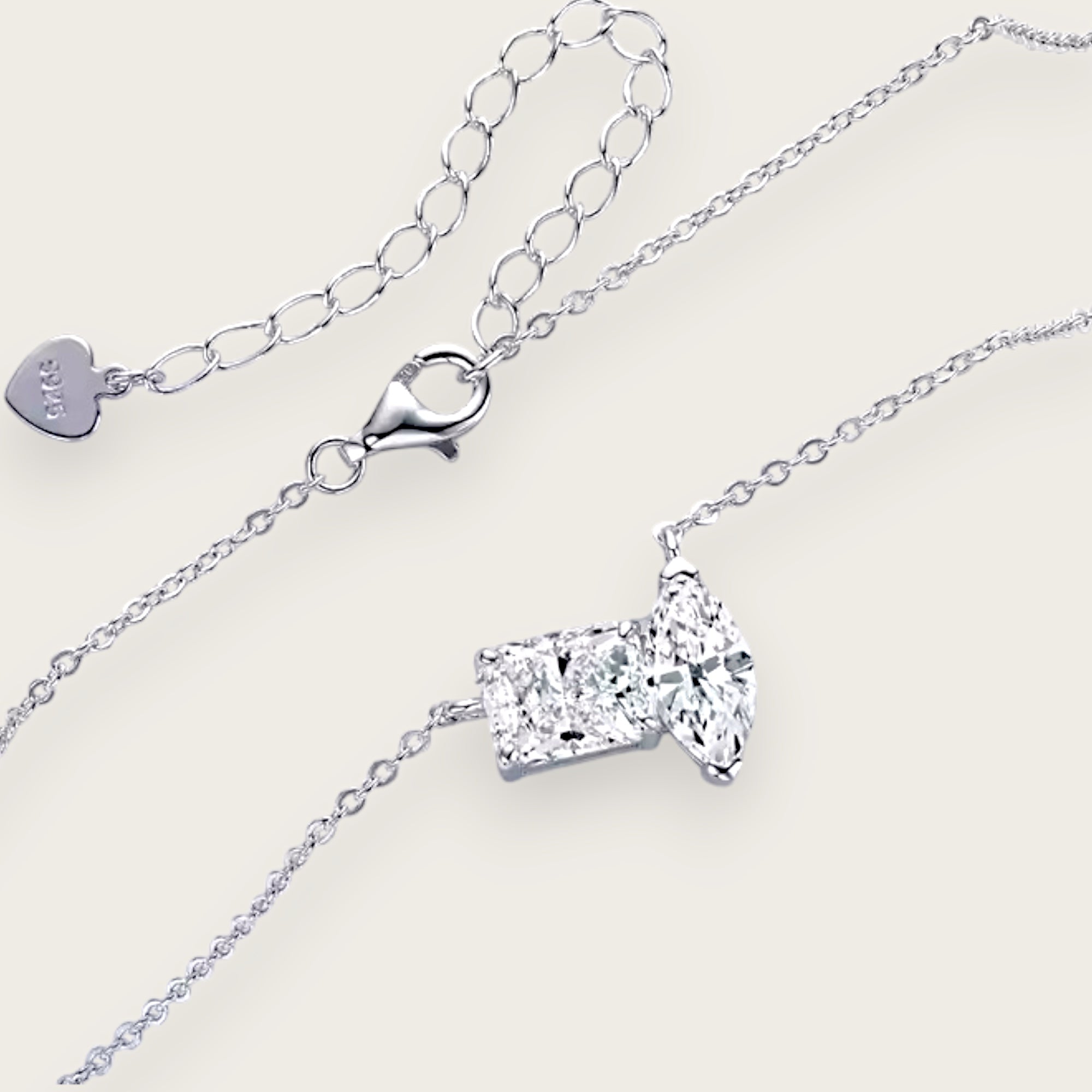 Toi et Moissanite Necklace
