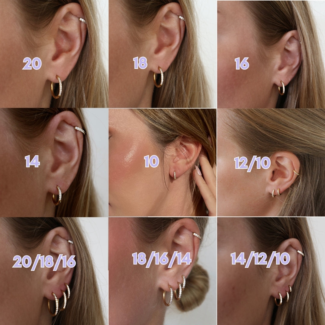Sofia Stackable Huggie Earrings