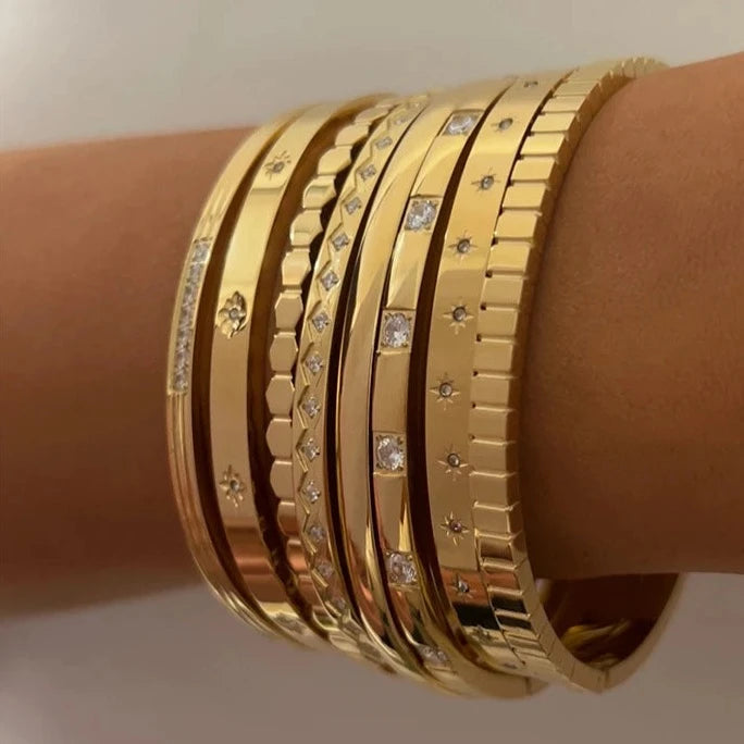 Cosmos Bangle Bracelet