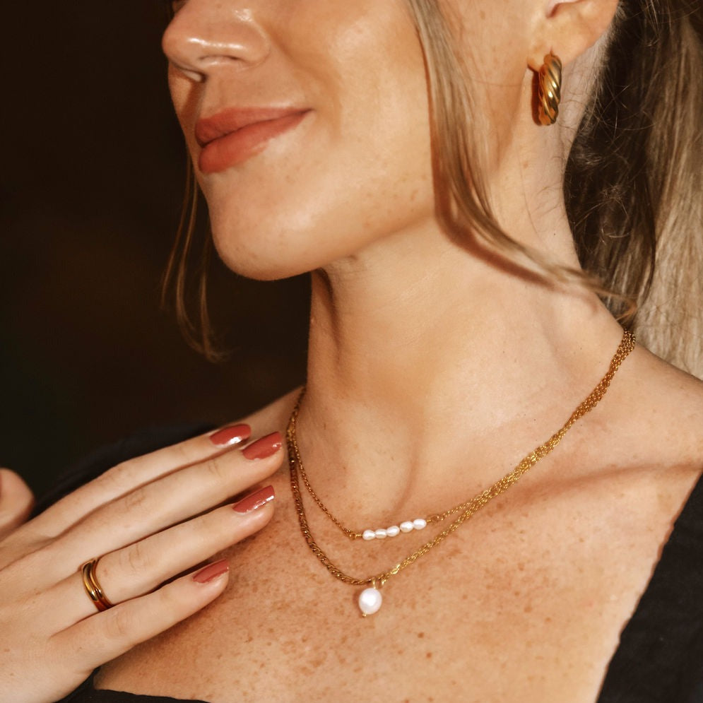 Lina Genuine Pearl Necklace