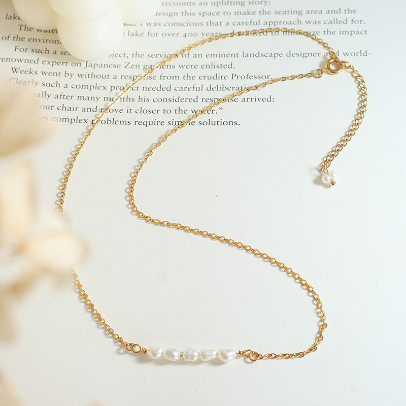 Lina Genuine Pearl Necklace