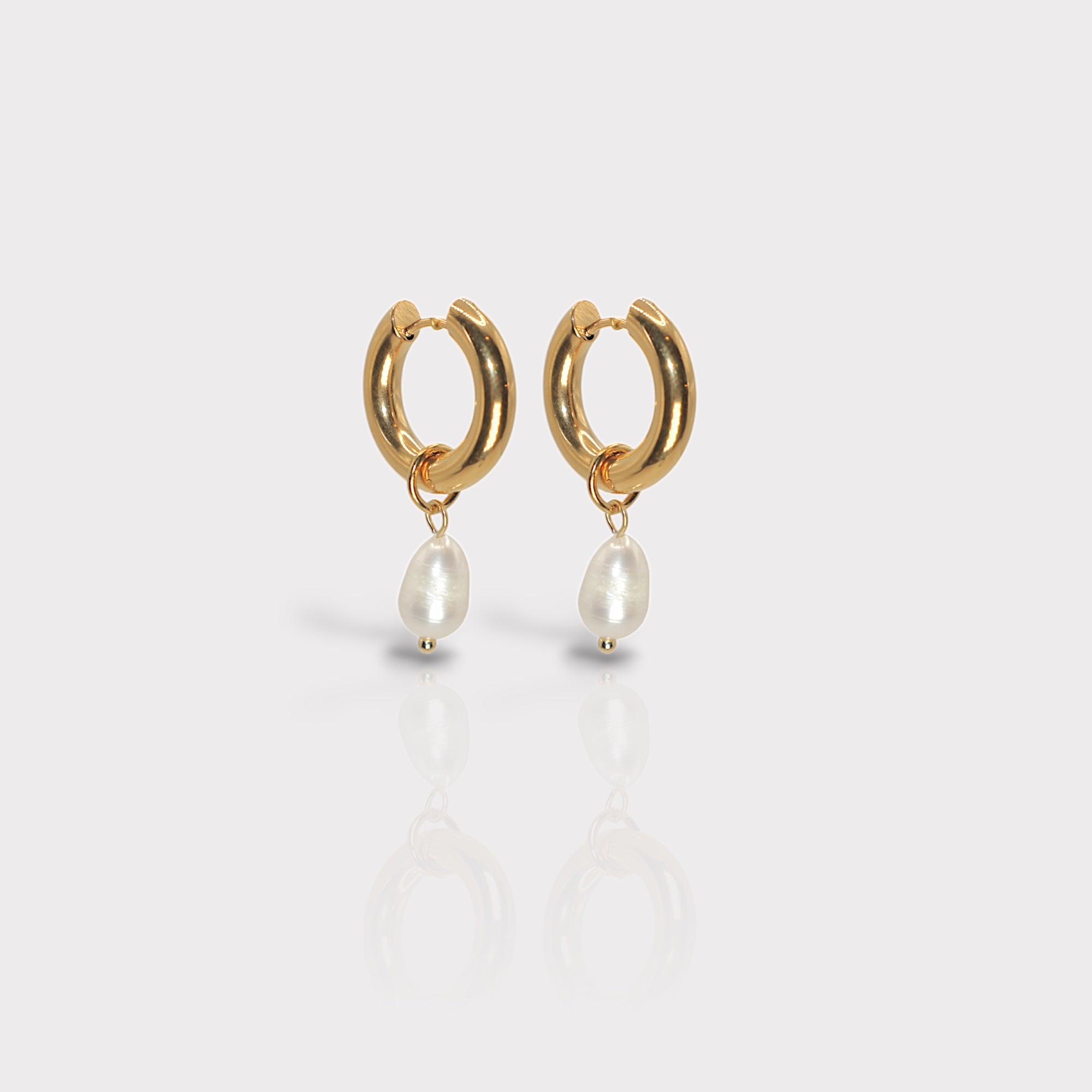 Laura Thick Baroque Pearl Earrings