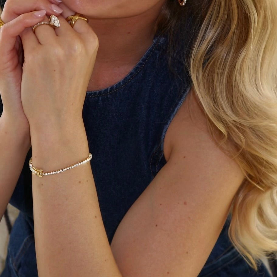 Wilhelmina Moissanite Tennis Bracelet